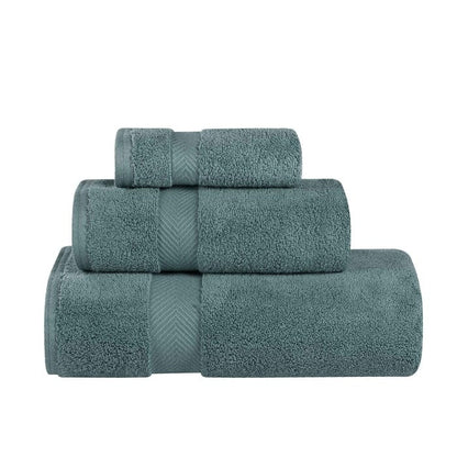 Superior Soft & Absorbent Zero Twist Cotton 3-piece Towel Set