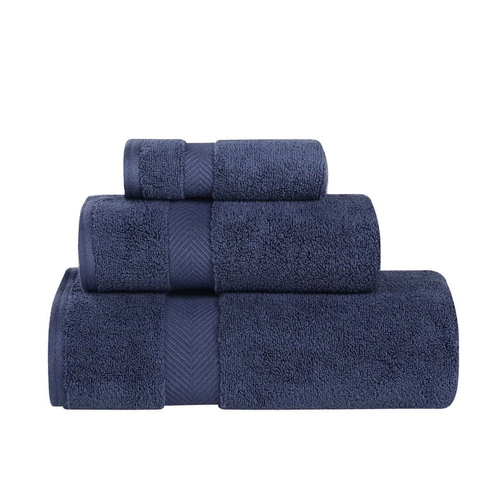 Superior Soft & Absorbent Zero Twist Cotton 3-piece Towel Set