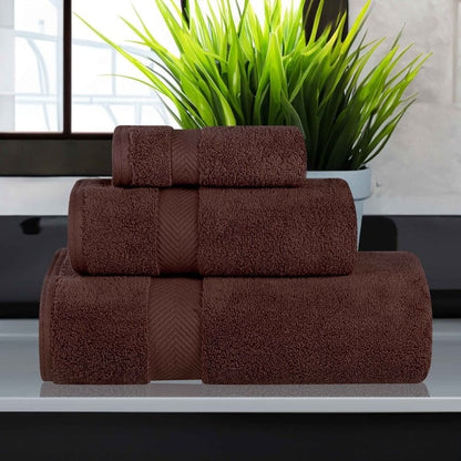 Superior Soft & Absorbent Zero Twist Cotton 3-piece Towel Set