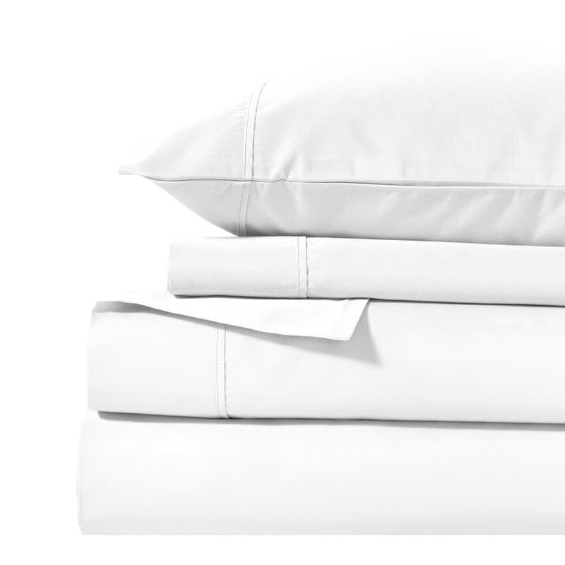 Superior Solid 1000-Thread Count Cotton Blend Deep Pocket Sheet Set
