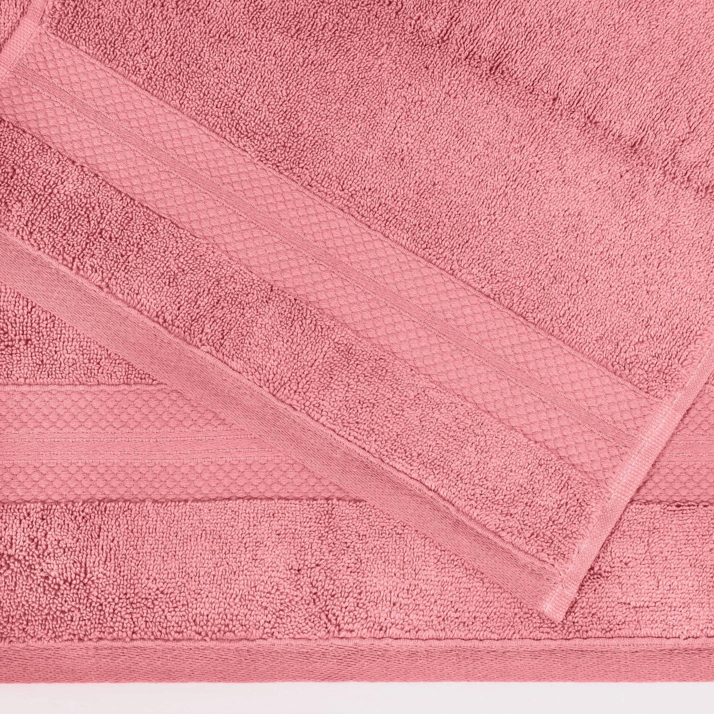 Superior Turkish Cotton 6 Piece Solid Plush Heavyweight Towel Set