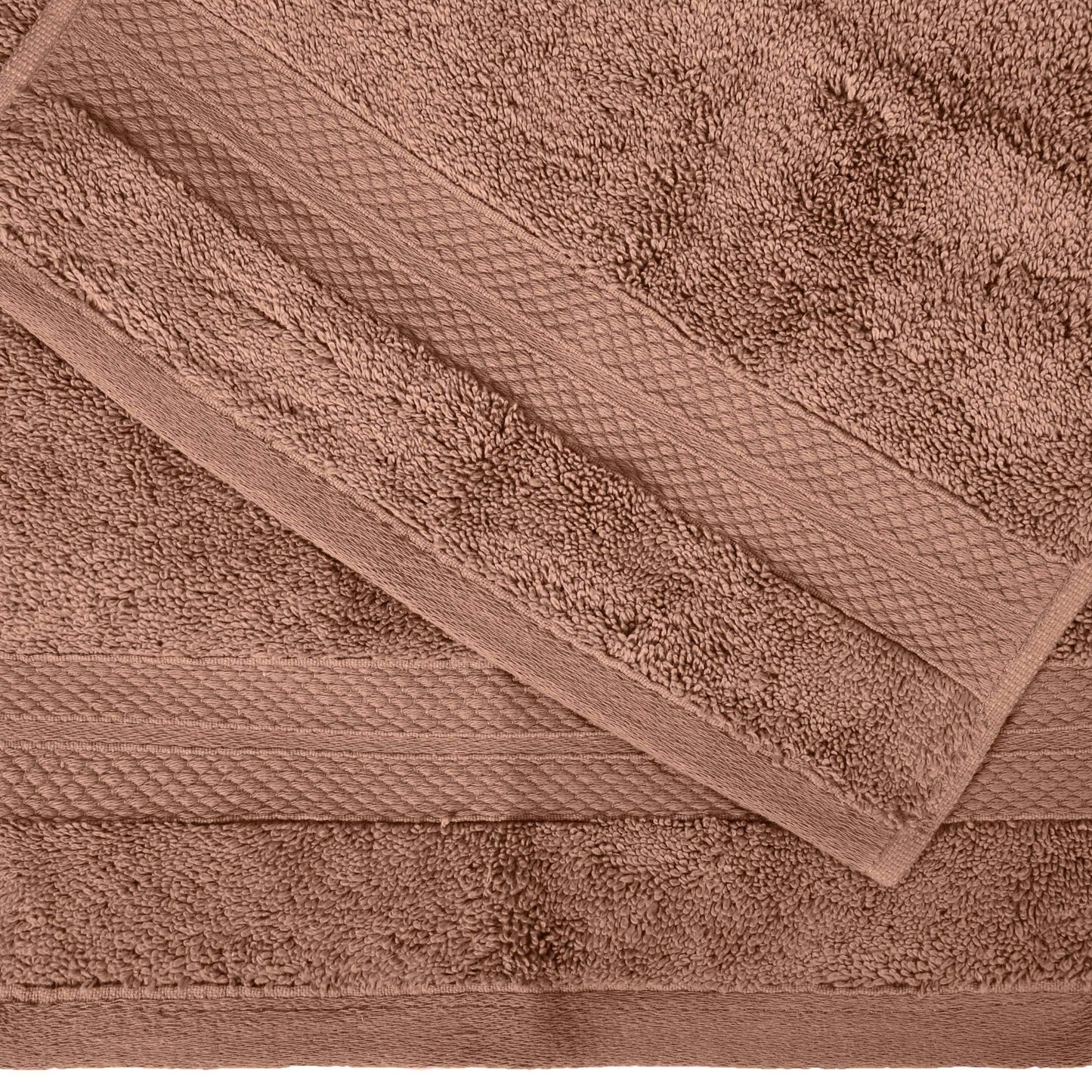 Superior Turkish Cotton 6 Piece Solid Plush Heavyweight Towel Set