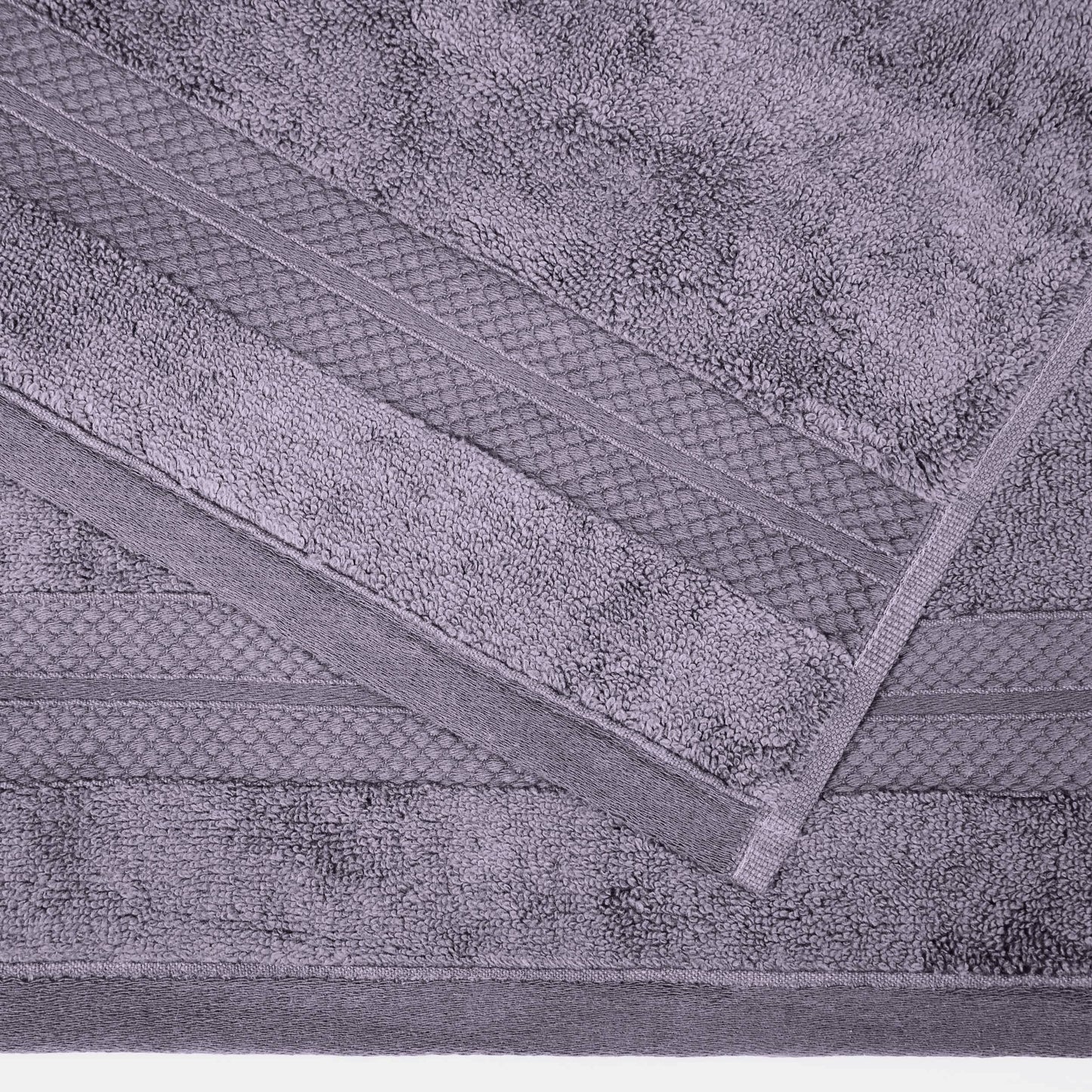 Superior Turkish Cotton 6 Piece Solid Plush Heavyweight Towel Set