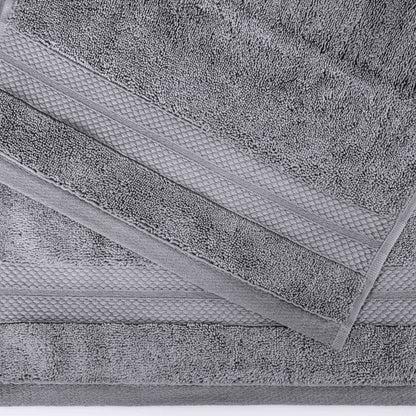 Superior Turkish Cotton 6 Piece Solid Plush Heavyweight Towel Set