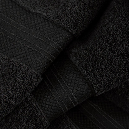 Superior Turkish Cotton 6 Piece Solid Plush Heavyweight Towel Set