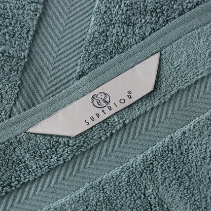 Superior Zero Twist Cotton Soft Absorbent Face Towel Washcloth Set of 12