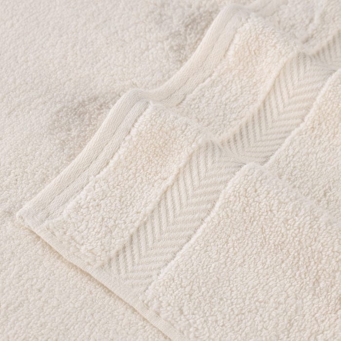 Superior Zero Twist Cotton Soft Absorbent Face Towel Washcloth Set of 12