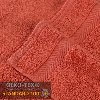 Superior Zero Twist Cotton Soft Absorbent Face Towel Washcloth Set of 12