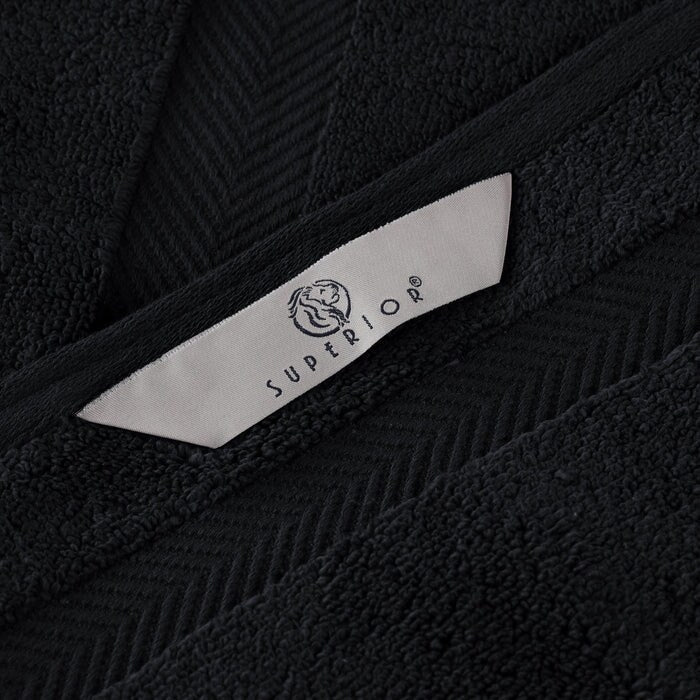 Superior Zero Twist Cotton Soft Absorbent Face Towel Washcloth Set of 12