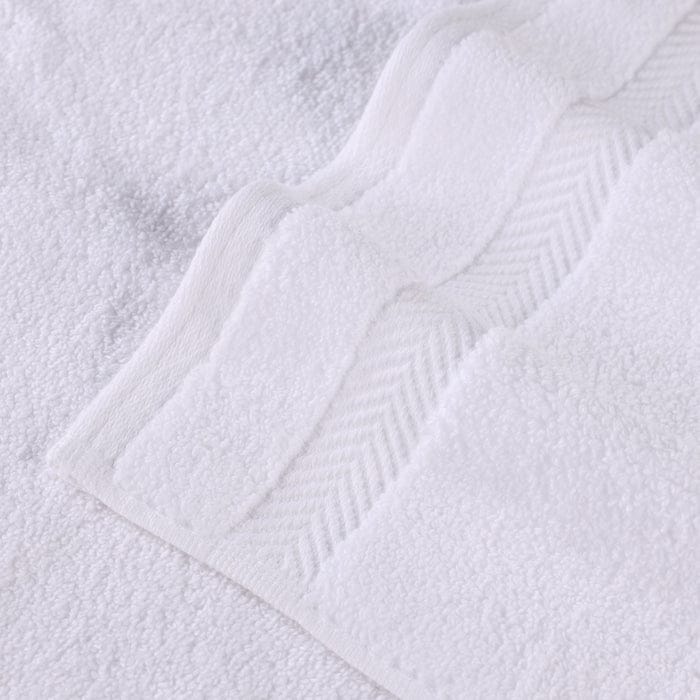 Superior Zero Twist Cotton Solid Soft Absorbent Hand Towel Set of 6