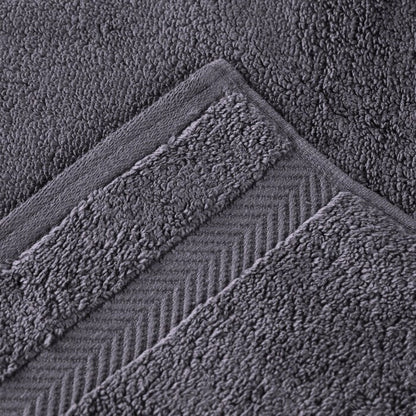 Superior Zero Twist Cotton Solid Soft Absorbent Hand Towel Set of 6