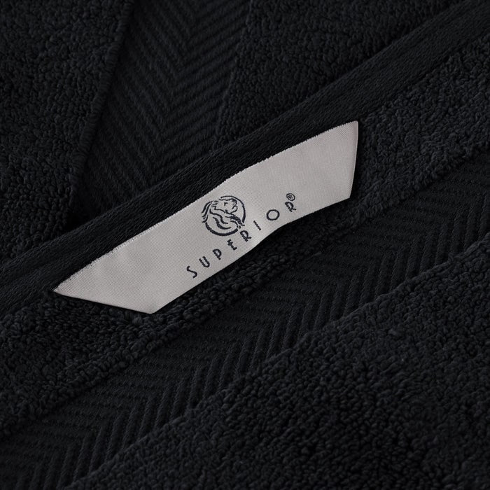 Superior Zero Twist Cotton Solid Soft Absorbent Hand Towel Set of 6