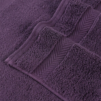 Superior Zero Twist Cotton Solid Soft Absorbent Hand Towel Set of 6