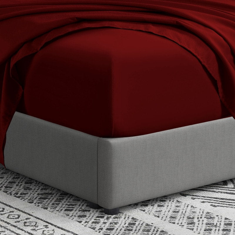 Swift Home Double Brushed Extra Soft Microfiber Single Flat Sheet