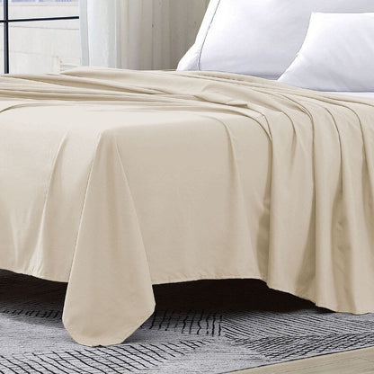 Swift Home Double Brushed Extra Soft Microfiber Single Flat Sheet