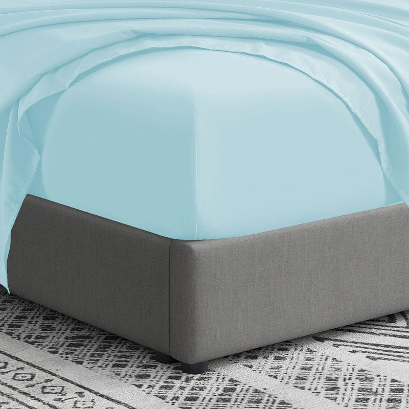 Swift Home Double Brushed Extra Soft Microfiber Single Flat Sheet