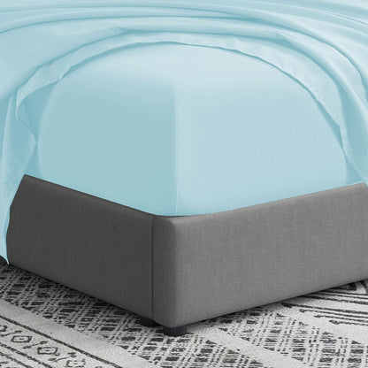 Swift Home Double Brushed Extra Soft Microfiber Single Flat Sheet