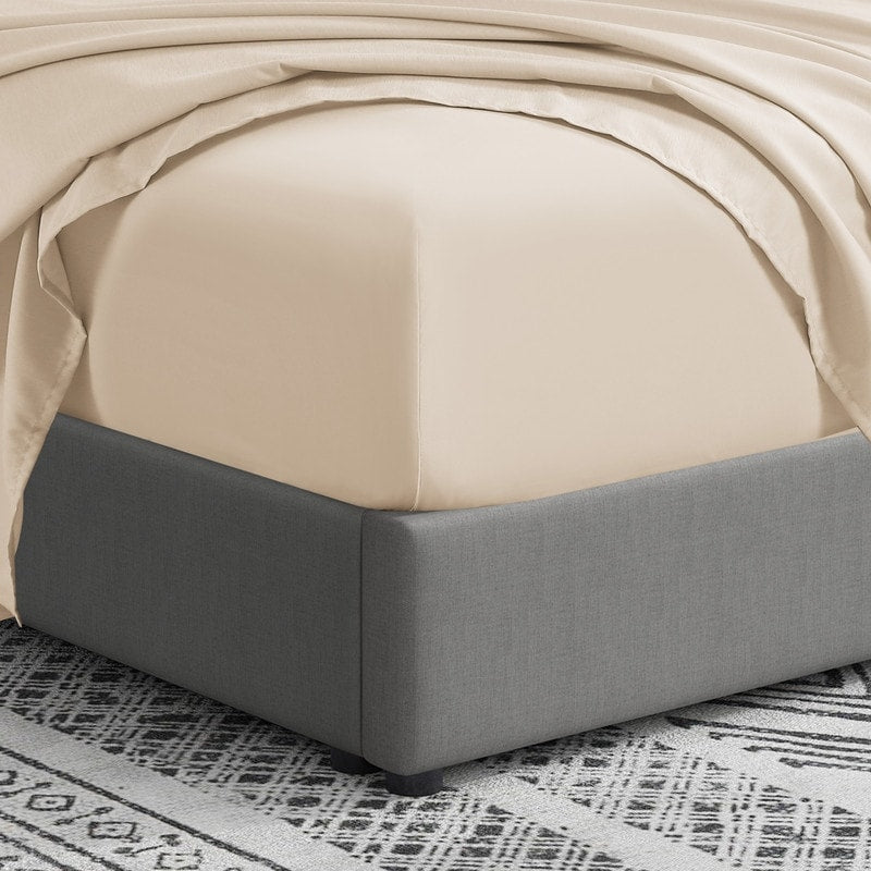 Swift Home Double Brushed Extra Soft Microfiber Single Flat Sheet