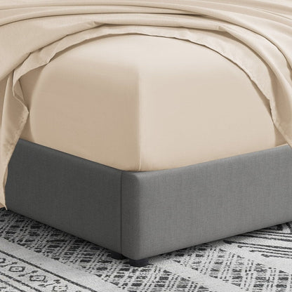 Swift Home Double Brushed Extra Soft Microfiber Single Flat Sheet