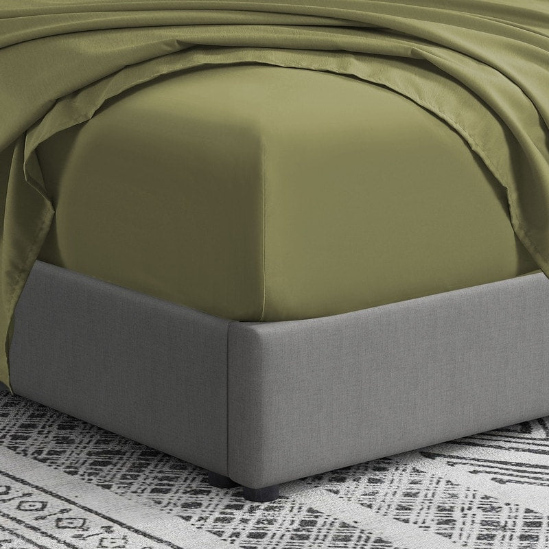 Swift Home Double Brushed Extra Soft Microfiber Single Flat Sheet