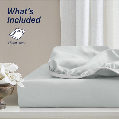 Swift Home Double Brushed Microfiber 16-Inch Deep Pocket Single Fitted Sheet