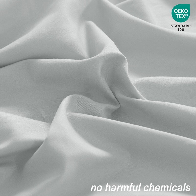 Swift Home Double Brushed Microfiber 16-Inch Deep Pocket Single Fitted Sheet