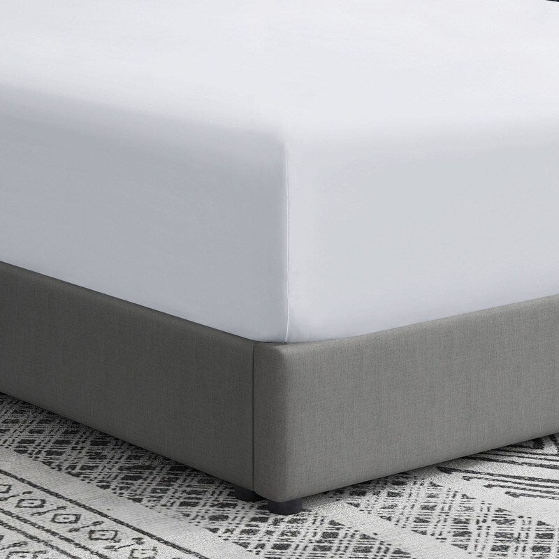 Swift Home Double Brushed Microfiber 16-Inch Deep Pocket Single Fitted Sheet