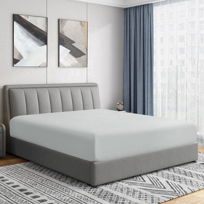 Swift Home Double Brushed Microfiber 16-Inch Deep Pocket Single Fitted Sheet