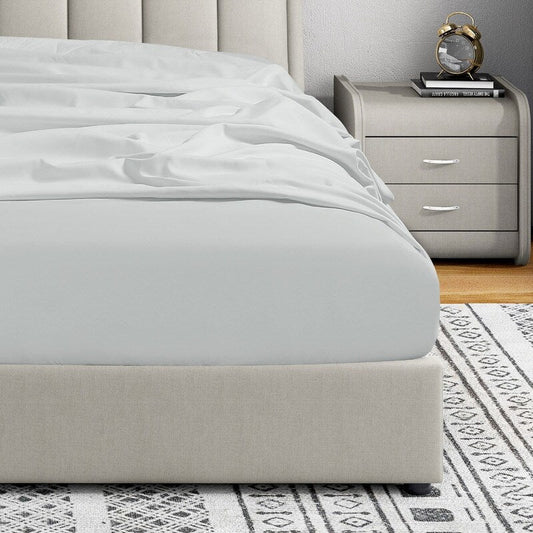 Swift Home Double Brushed Microfiber 16-Inch Deep Pocket Single Fitted Sheet