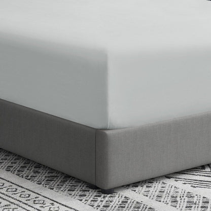 Swift Home Double Brushed Microfiber 16-Inch Deep Pocket Single Fitted Sheet