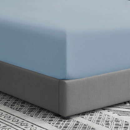 Swift Home Double Brushed Microfiber 16-Inch Deep Pocket Single Fitted Sheet