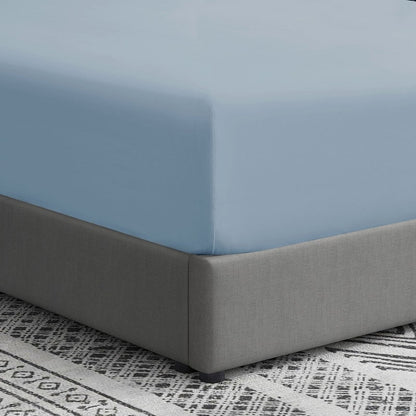 Swift Home Double Brushed Microfiber 18-21-Inch Extra-Deep Pocket Single Fitted Sheet