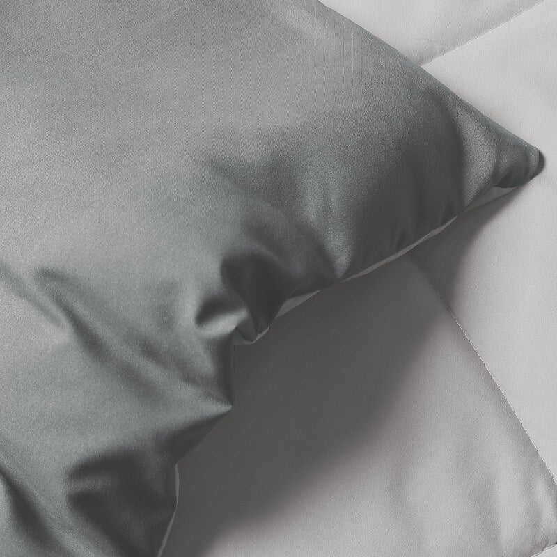 Swift Home Reversible Down Alternative Microfiber Bedding Comforter Set