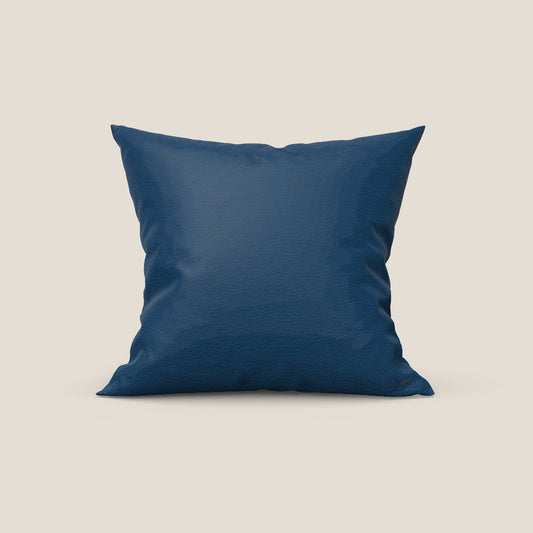 Cuscino Florida disponibile in diversi colori realizzato in ecopelle resistente impermeabile T04 blu
