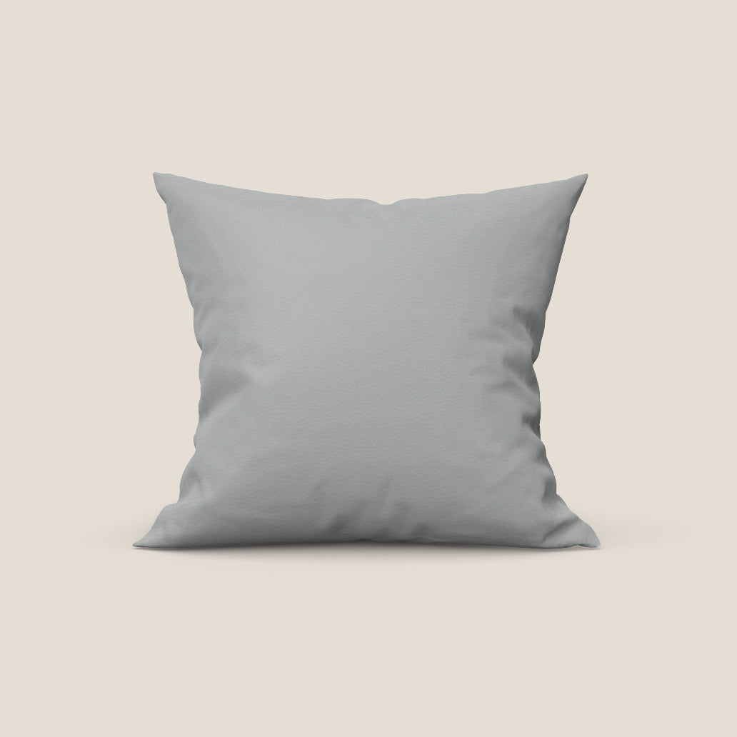 Cuscino Florida disponibile in diversi colori realizzato in ecopelle resistente impermeabile T04 grigio chiaro