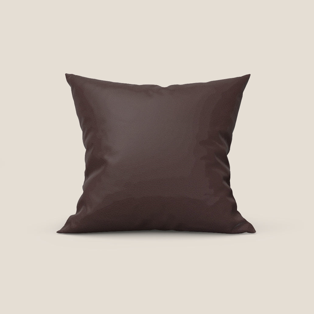 Cuscino Florida disponibile in diversi colori realizzato in ecopelle resistente impermeabile T04 marrone