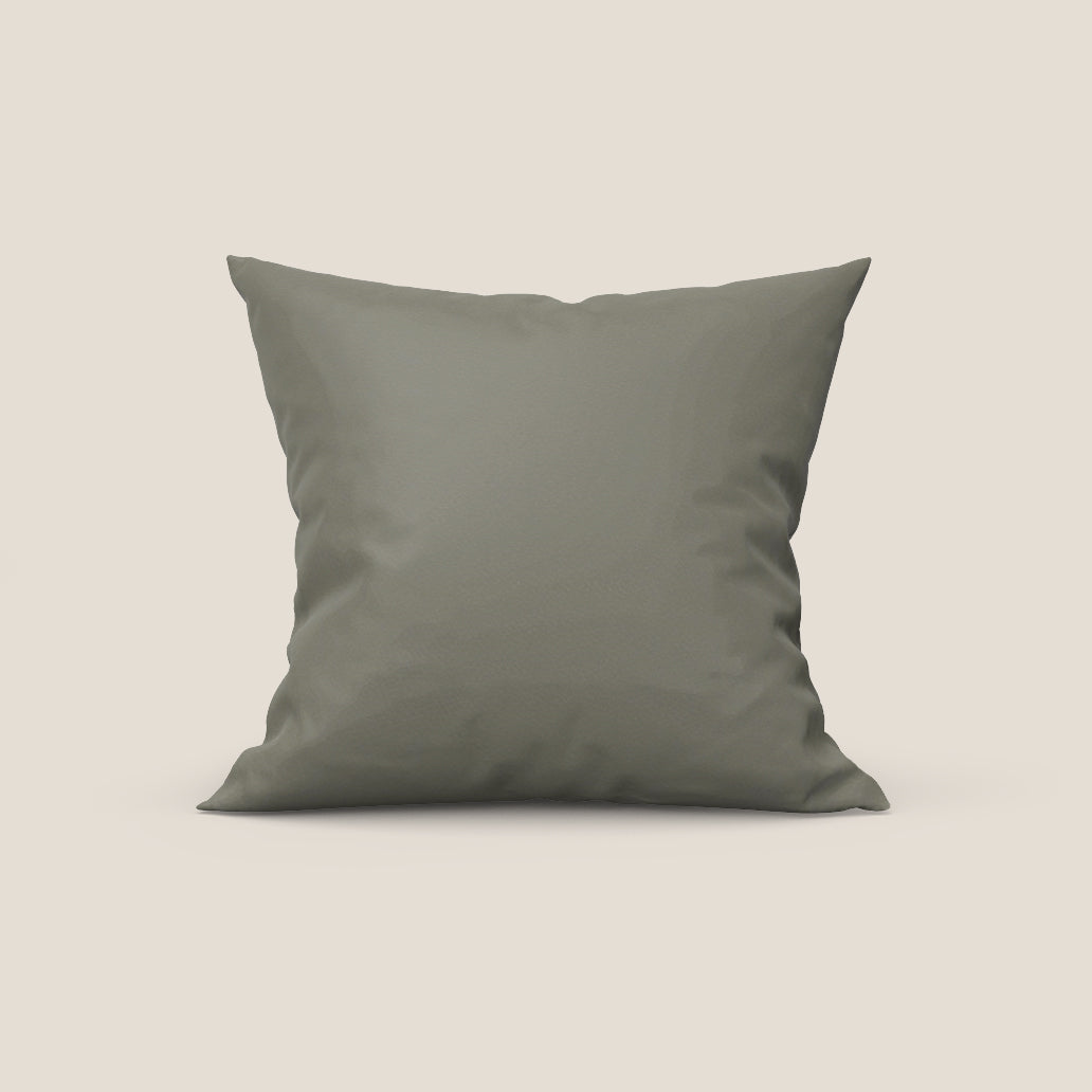 Cuscino Florida disponibile in diversi colori realizzato in ecopelle resistente impermeabile T04 talpa