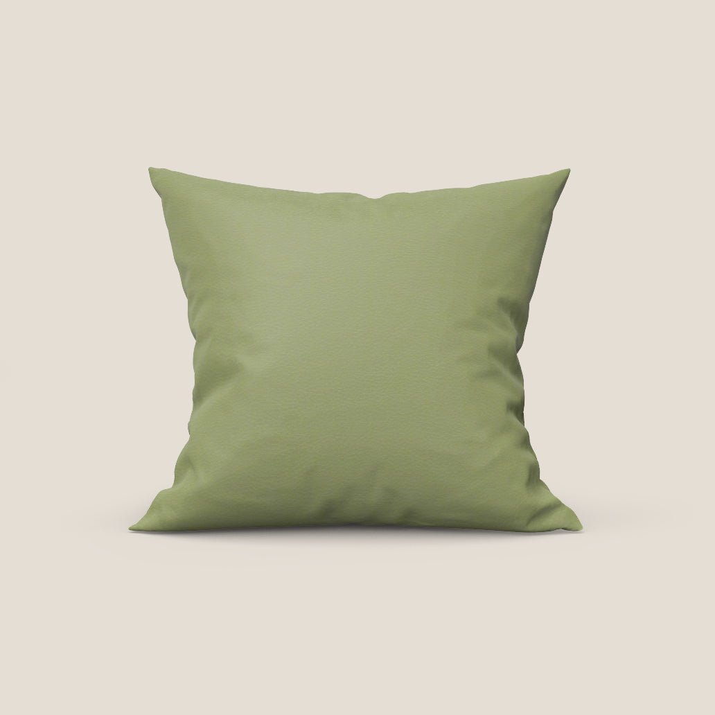 Cuscino Florida disponibile in diversi colori realizzato in ecopelle resistente impermeabile T04 verde