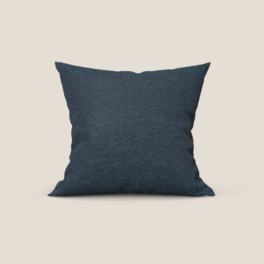 Dalt cuscino disponibile in diversi colori realizzato in bouclé morbido impermeabile T07 blu