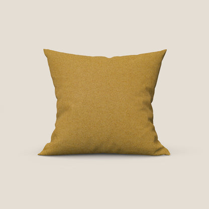 Dalt cuscino disponibile in diversi colori realizzato in bouclé morbido impermeabile T07 giallo