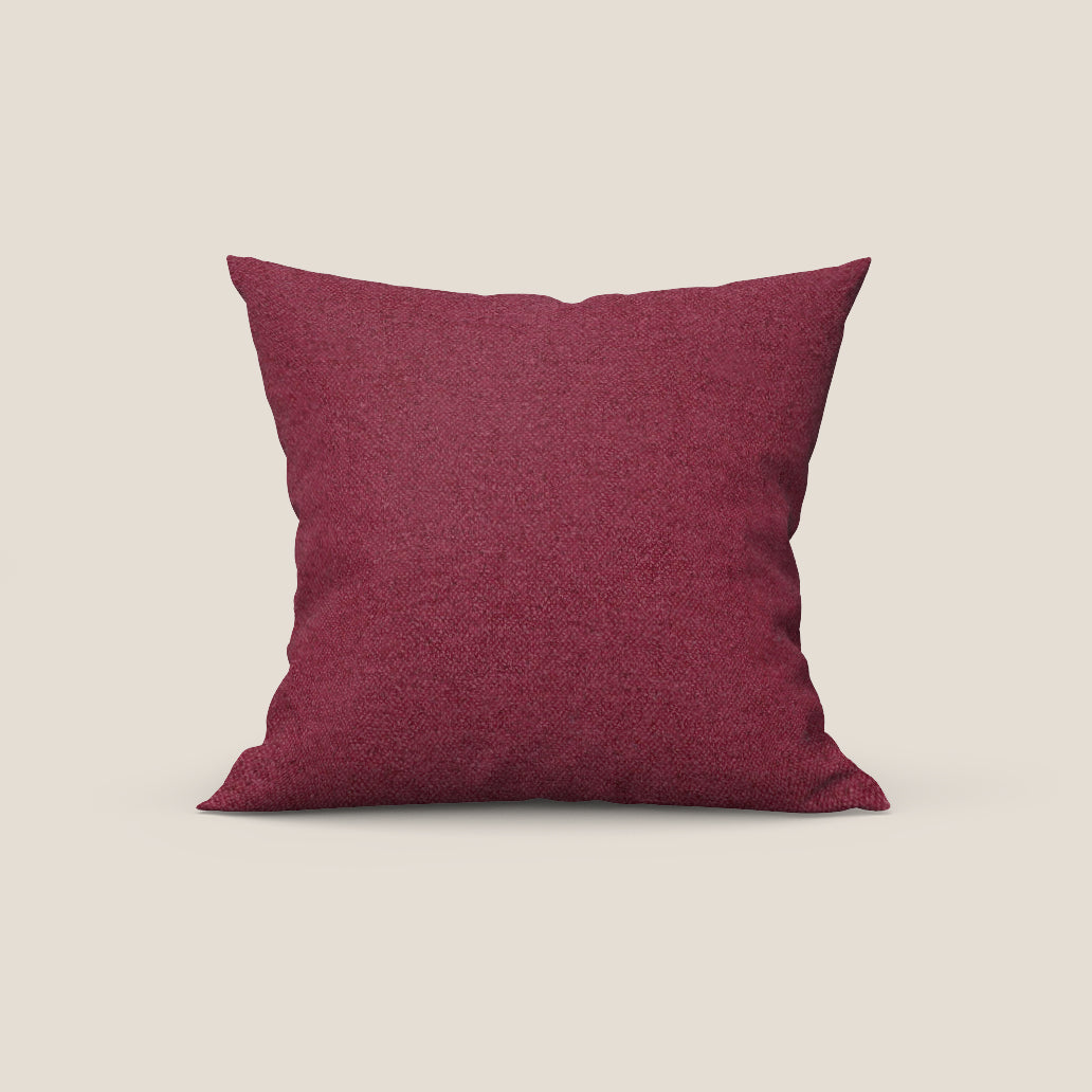 Dalt cuscino disponibile in diversi colori realizzato in bouclé morbido impermeabile T07 rosso