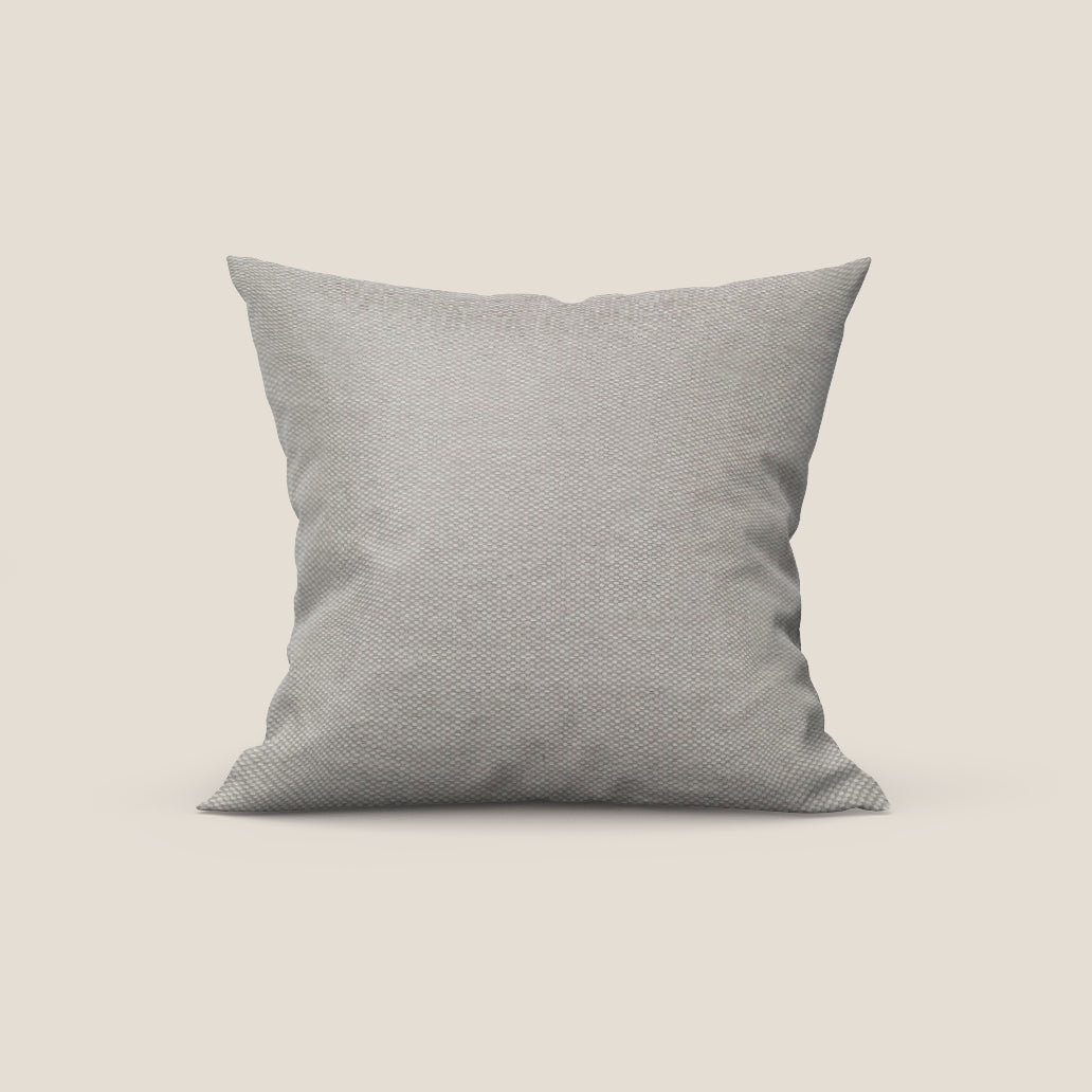 Honey cuscino disponibile in diversi colori realizzato in tessuto simile cotone impermeabile T13 panna
