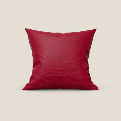 Honey cuscino disponibile in diversi colori realizzato in tessuto simile cotone impermeabile T13 rosso