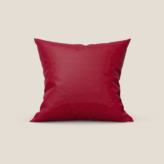 Honey cuscino disponibile in diversi colori realizzato in tessuto simile cotone impermeabile T13 rosso