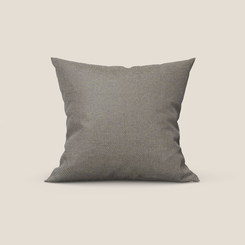 Honey cuscino disponibile in diversi colori realizzato in tessuto simile cotone impermeabile T13 tortora