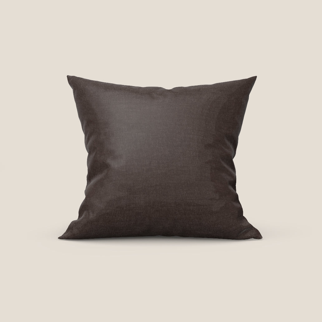 Aspen cuscino disponibile in diversi colori in elegante tessuto morbido smacchiabile T17 marrone