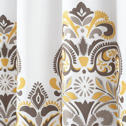 The Curated Nomad Lyon Damask Shower Curtain