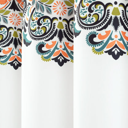 The Curated Nomad Lyon Damask Shower Curtain