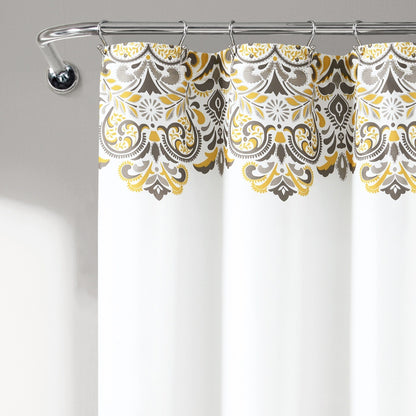 The Curated Nomad Lyon Damask Shower Curtain