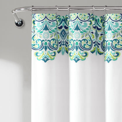 The Curated Nomad Lyon Damask Shower Curtain